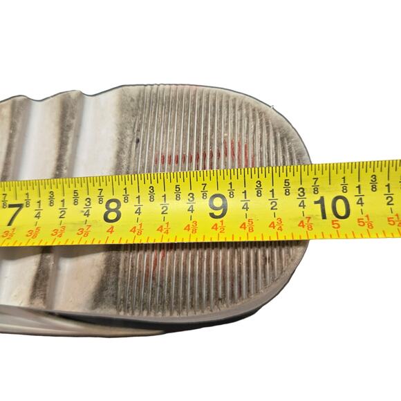 Corona Fashion Sandals Women's Red White Blue Leather Slip-ons-See Measurements) - Picture 8 of 9